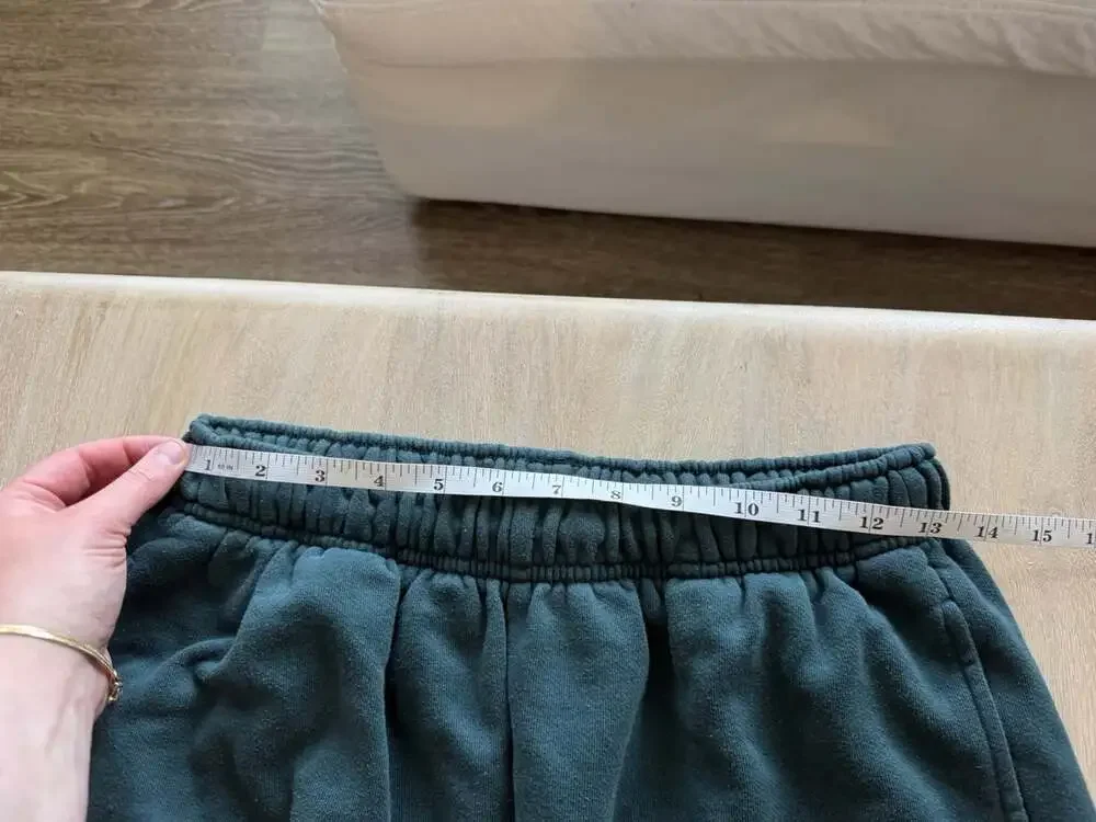 Alo Yoga Accolade Straight Leg Sweatpant in Winter Ivy Teal Size Medium